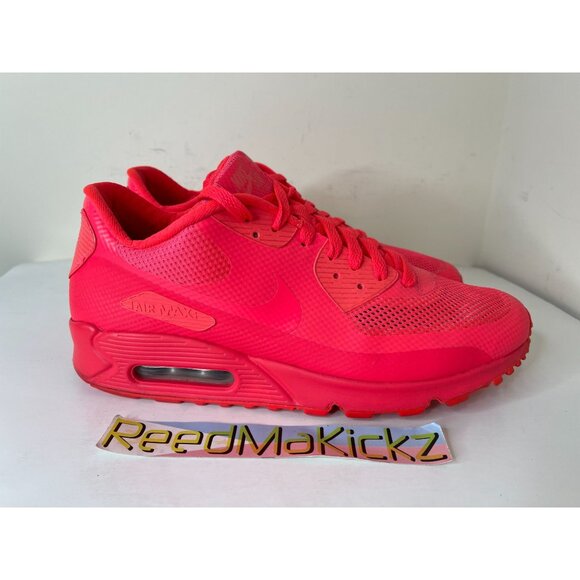 Nike Air Max 90 Hyperfuse Solar Pink NIKE ID Mens 10us PRE OWNED - Picture 2 of 9